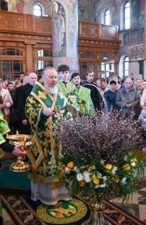Сегодня, 5 апреля, православные жители Брянской области отмечают Вербное воскресенье