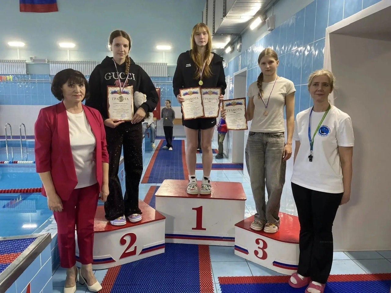 Спортсмены отделения Плавания ФСК "Олимп" г. Дятьково успешно выступили в открытом турнире по плаванию Спортсмены отделения Плавания ФСК "Олимп" г. Дятьково успешно выступили в открытом турнире по плаванию