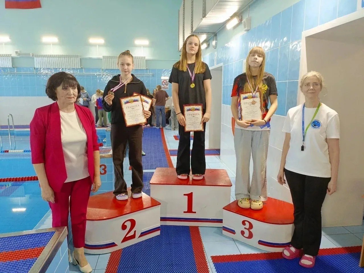 Спортсмены отделения Плавания ФСК "Олимп" г. Дятьково успешно выступили в открытом турнире по плаванию Спортсмены отделения Плавания ФСК "Олимп" г. Дятьково успешно выступили в открытом турнире по плаванию