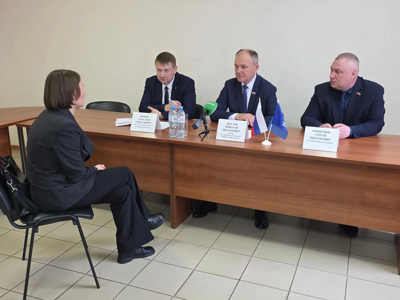 Рабочая поездка в Выгоничский район Рабочая поездка в Выгоничский район