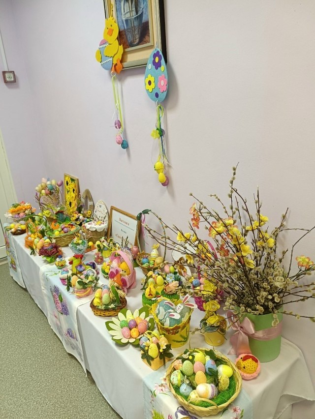 С 1 по 10 апреля в МБДОУ-детский сад №12 «Дюймовочка» прошла выставка поделок, посвящённая светлому празднику Пасхи! С 1 по 10 апреля в МБДОУ-детский сад №12 «Дюймовочка» прошла выставка поделок, посвящённая светлому празднику Пасхи!