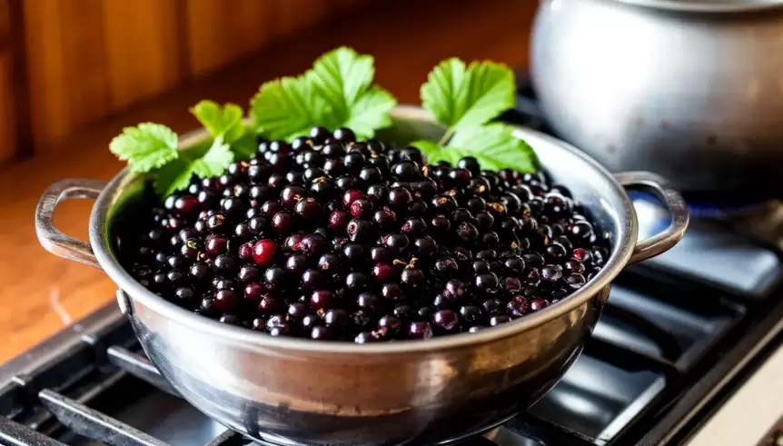 Как приготовить желе из черной смородины всего за 12 минут
