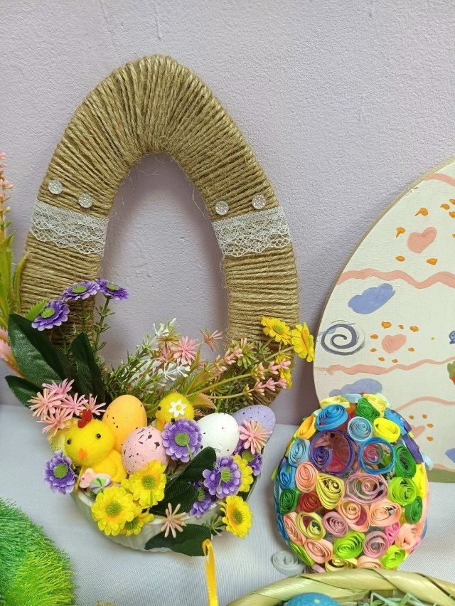 С 1 по 10 апреля в МБДОУ-детский сад №12 «Дюймовочка» прошла выставка поделок, посвящённая светлому празднику Пасхи! С 1 по 10 апреля в МБДОУ-детский сад №12 «Дюймовочка» прошла выставка поделок, посвящённая светлому празднику Пасхи!
