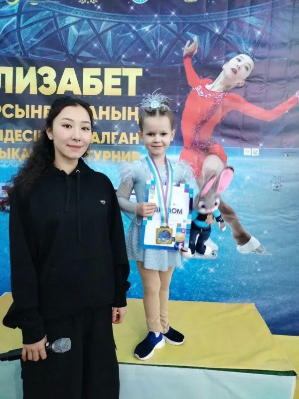 Юная брянская фигуристка Ольга Паршикова завоевала золото соревнований в Казахстане