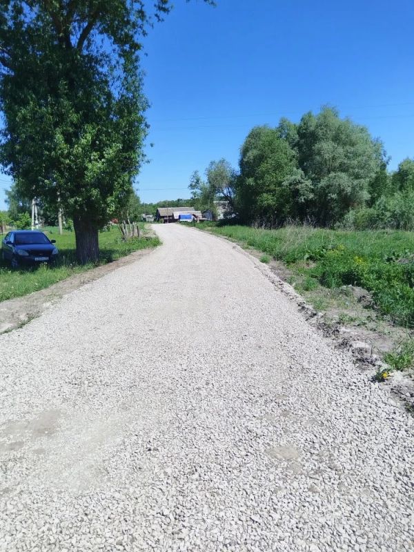 Продолжается капитальный ремонт дороги по ул.Зеленая в д.Скрябино Продолжается капитальный ремонт дороги по ул.Зеленая в д.Скрябино