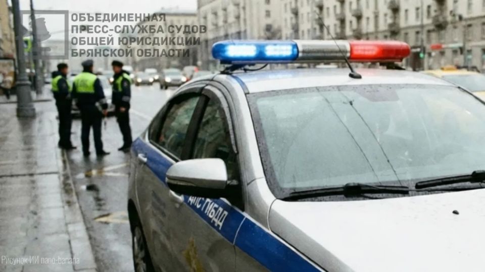 Брянский суд назначил 7 суток ареста скрывшемуся с места ДТП водителю