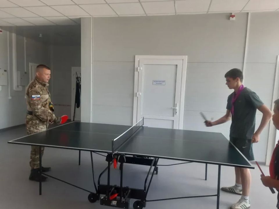 В Жирятино юных спортсменов напутствовал герой СВО