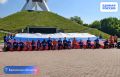 Брянские молодогвардейцы развернули масштабный триколор
