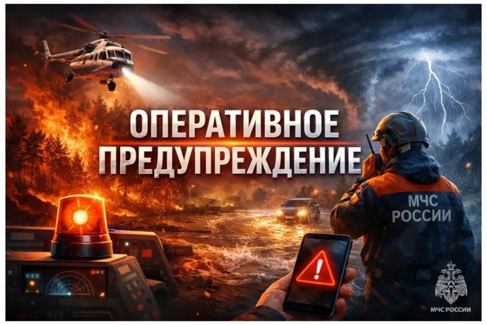Сильные дожди, грозы, порывы ветра при грозах 15-17 м/с ожидаются местами на территории Брянской области днём 15 июня 2026 года (данные Брянского ЦГМС)