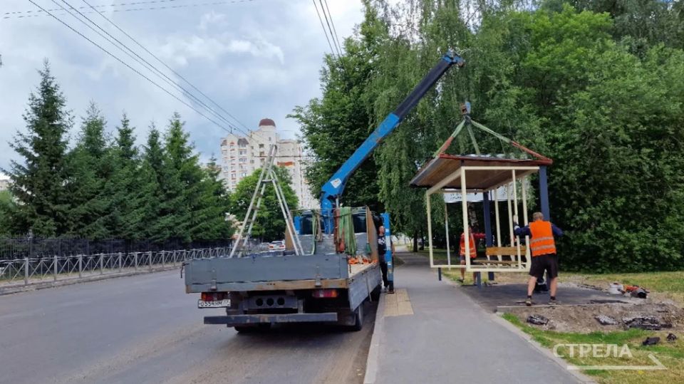В Брянске продолжается обновление улицы Советской