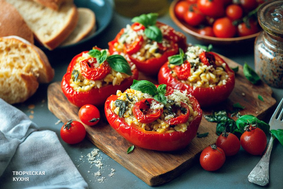 Фаршированные перцы по-гречески: незабываемый кулинарный опыт