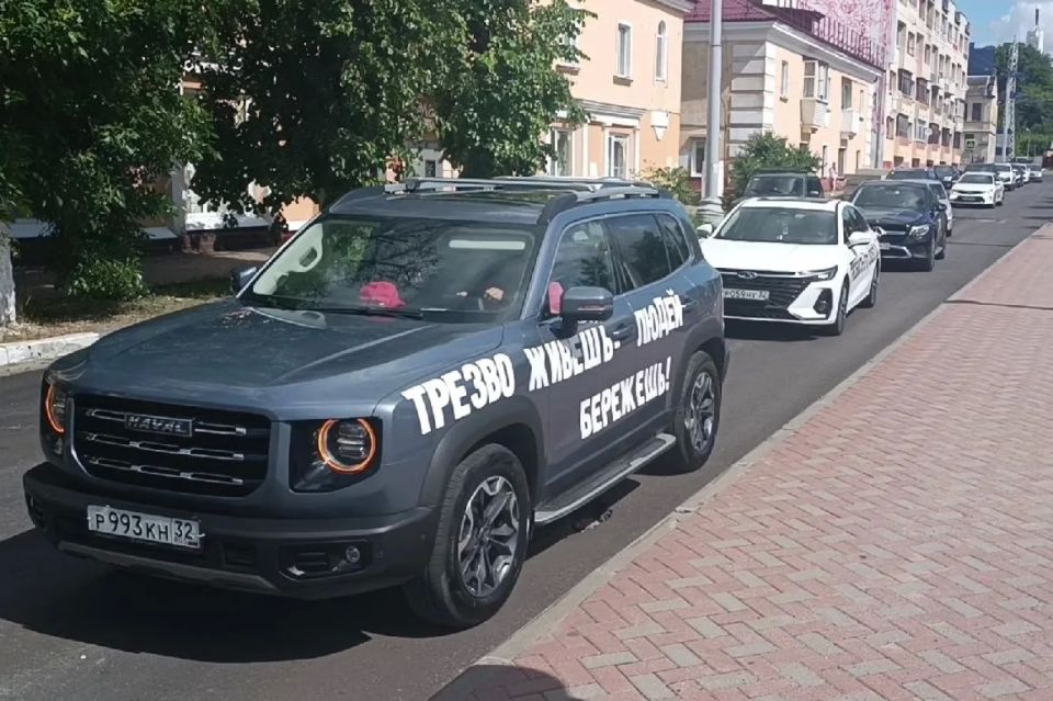 В Брянской области полицейские организовали автопробег «Трезвый водитель» В Брянской области полицейские организовали автопробег «Трезвый водитель»
