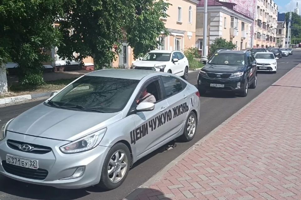В Брянской области полицейские организовали автопробег «Трезвый водитель» В Брянской области полицейские организовали автопробег «Трезвый водитель»