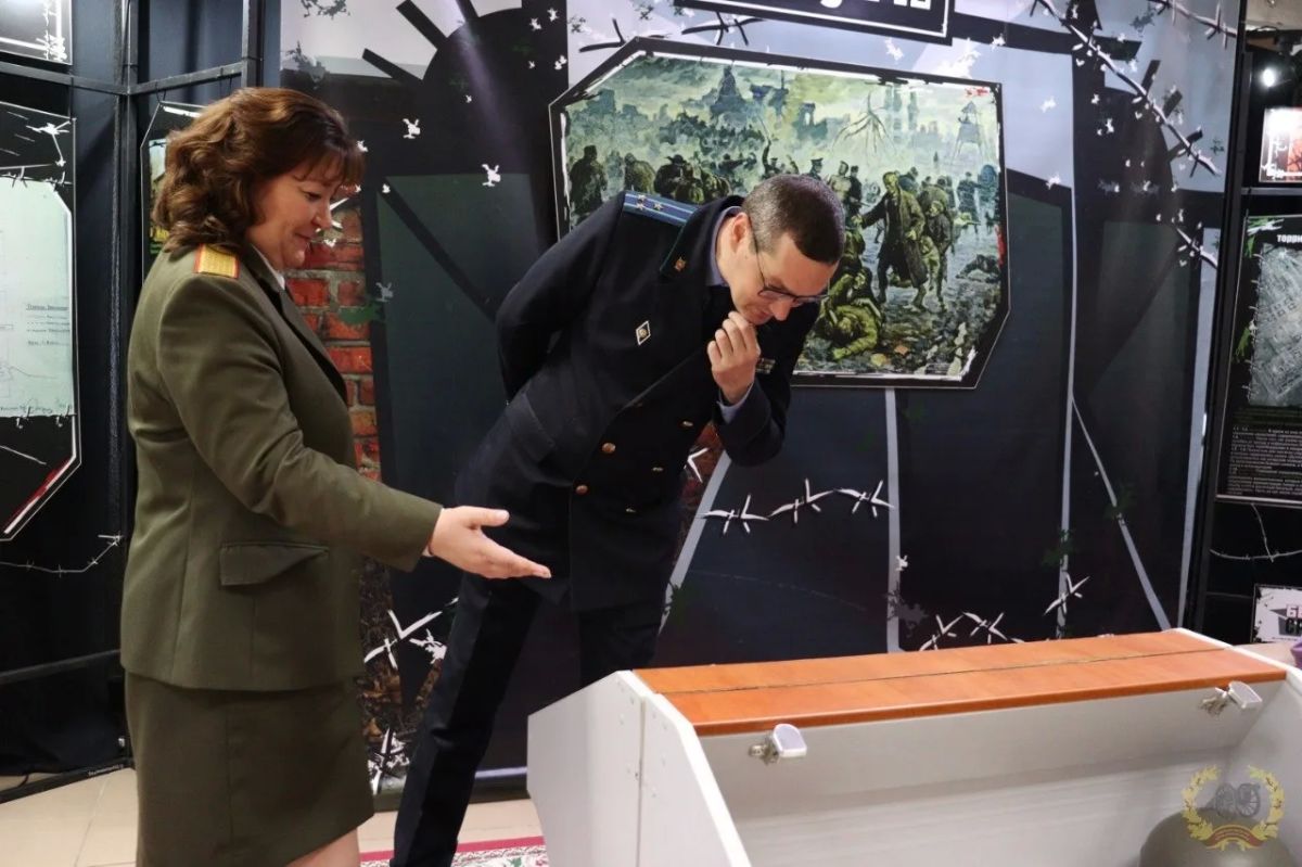 В Гомельском областном музее военной славы состоялось открытие международного выставочного проекта "Пересыльные лагеря для военнопленных в Брянске и Гомеле: филиалы ада — ДУЛАГ-142 и ДУЛАГ-121" В Гомельском областном музее военной славы состоялось открытие международного выставочного проекта "Пересыльные лагеря для военнопленных в Брянске и Гомеле: филиалы ада — ДУЛАГ-142 и ДУЛАГ-121"