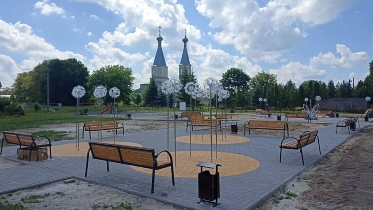 В Клинцовском районе Брянской области благоустраивают улицу Советскую