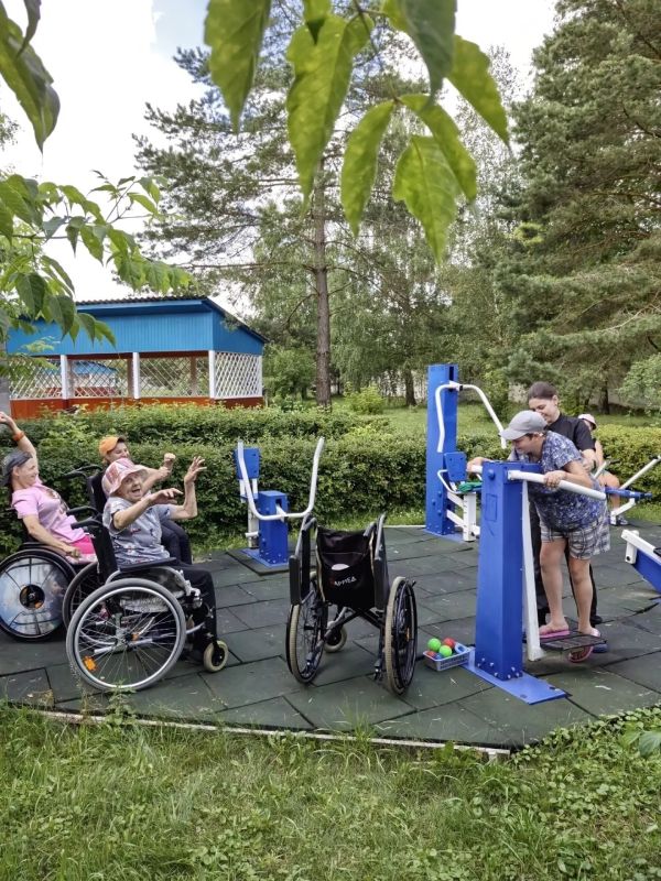 Активное лето в Дарковичском доме социального обслуживания! Активное лето в Дарковичском доме социального обслуживания!