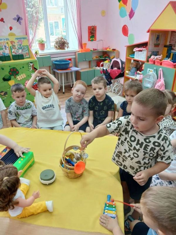 15 июля 2026 года во 2 младшей группе прошла игровая ситуация "Музыкальная корзинка куклы Даши" 15 июля 2026 года во 2 младшей группе прошла игровая ситуация "Музыкальная корзинка куклы Даши"