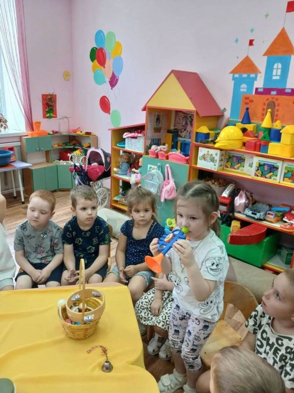 15 июля 2026 года во 2 младшей группе прошла игровая ситуация "Музыкальная корзинка куклы Даши" 15 июля 2026 года во 2 младшей группе прошла игровая ситуация "Музыкальная корзинка куклы Даши"