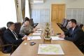Врио губернатора Егор Ковальчук провел рабочую встречу с управляющим банком ВТБ в регионе Дмитрием Пановым