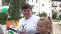Жителям Глинищева подарили новую зону отдыха с детской площадкой