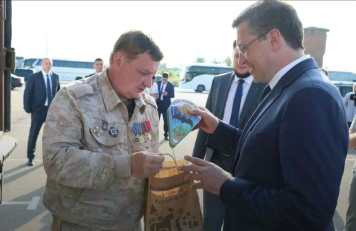 Михаил Онуфриенко: 1 августа «Духовное наследие» при поддержке правительства региона отправило 72-й конвой Михаил Онуфриенко: 1 августа «Духовное наследие» при поддержке правительства региона отправило 72-й конвой