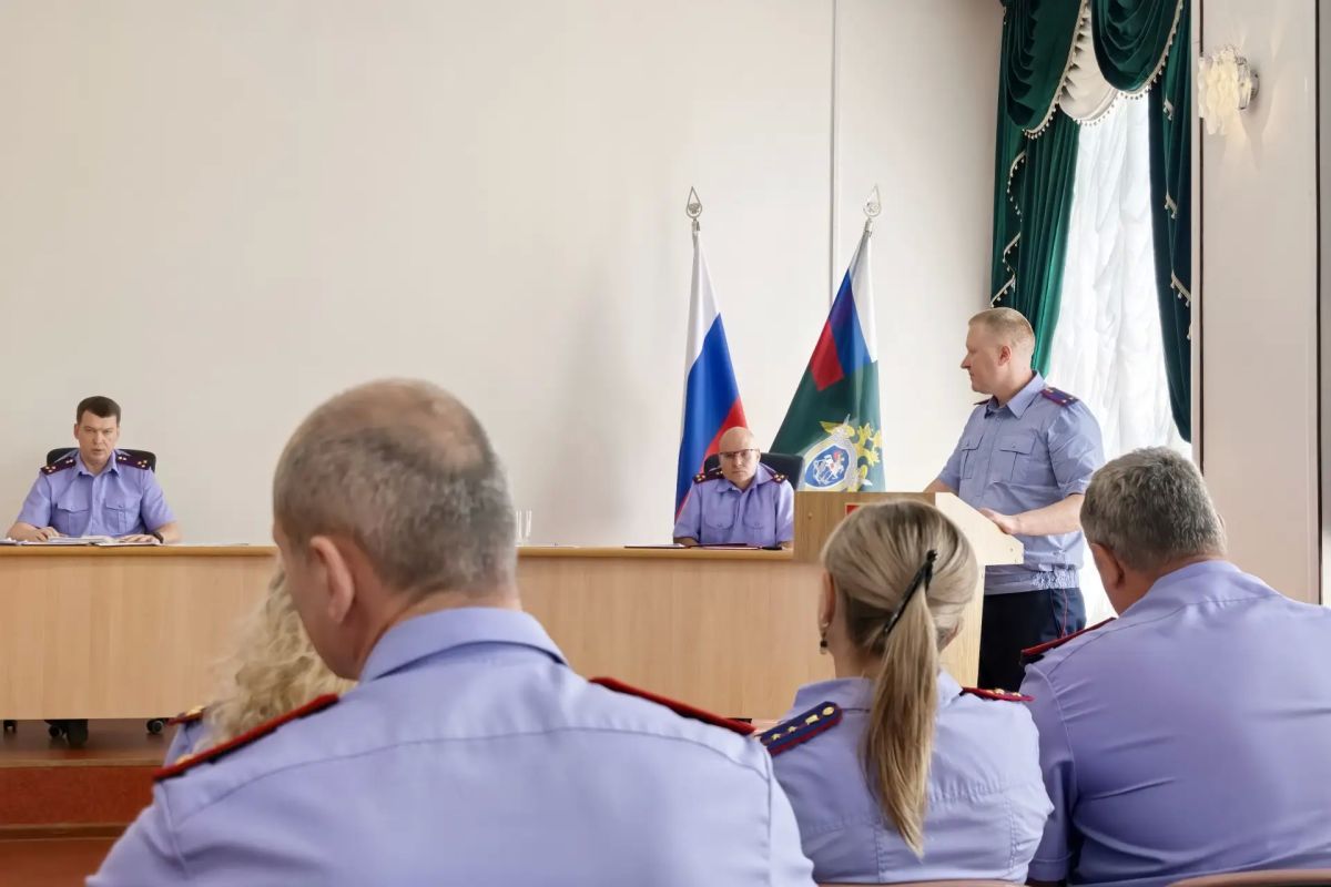 В следственном управлении СК России по Брянской области состоялось заседание коллегии по итогам работы в первом полугодии 2026 года В следственном управлении СК России по Брянской области состоялось заседание коллегии по итогам работы в первом полугодии 2026 года