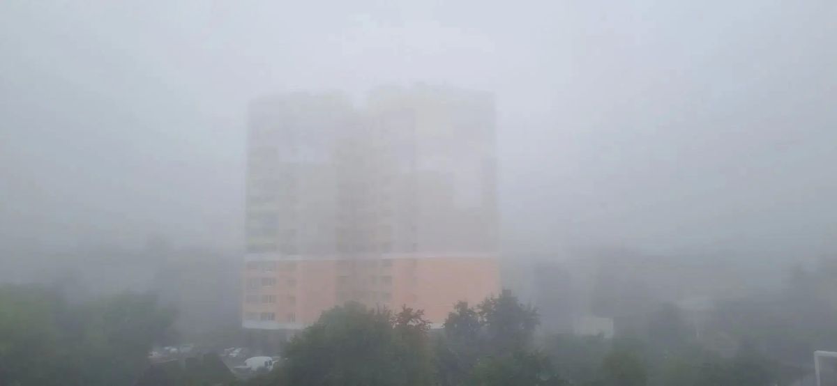 Давно Брянск не видел такого тумана Давно Брянск не видел такого тумана
