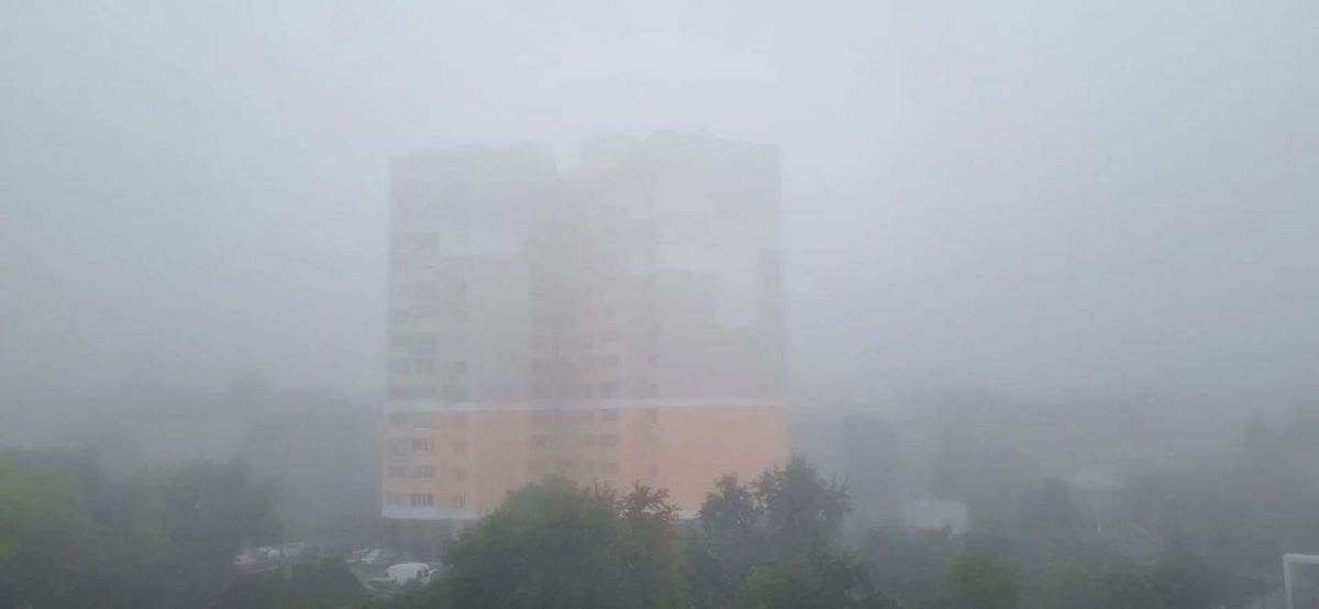 Давно Брянск не видел такого тумана Давно Брянск не видел такого тумана