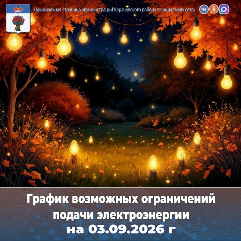 Карачев г., Тургенева ул. ППР ТП 03.09.2026 с 09-00 до 14:00