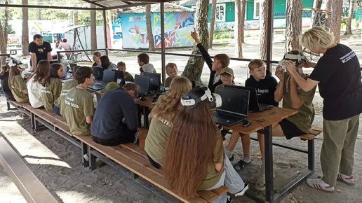 В лагере "Лесной" юные следователи создают 3D-реконструкцию концлагеря "Дулаг-142"