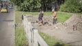 В Брянске в рамках нацпроекта обустраивают водоотводы на улице Спартаковской