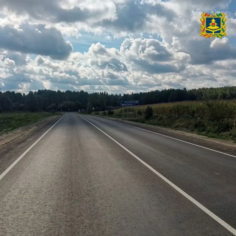 Отремонтирован участок дороги «Брянск – Новозыбков» – Трубчевск Отремонтирован участок дороги «Брянск – Новозыбков» – Трубчевск