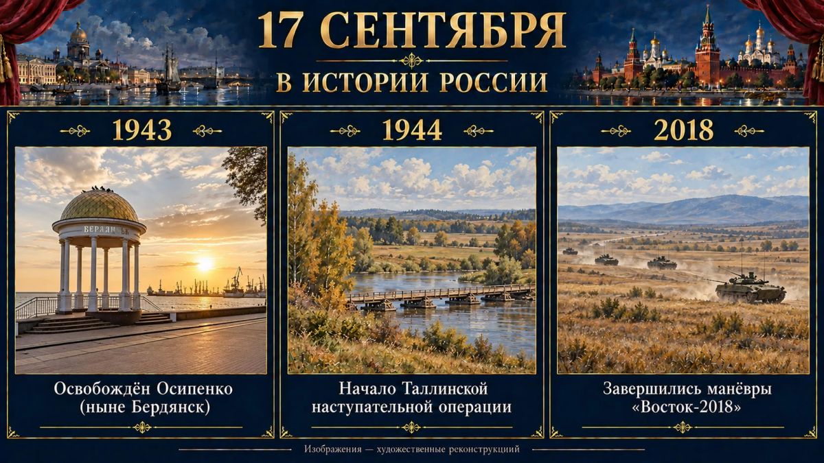 17 сентября в истории России 17 сентября в истории России