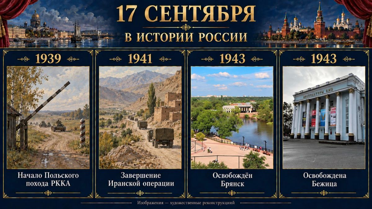 17 сентября в истории России 17 сентября в истории России
