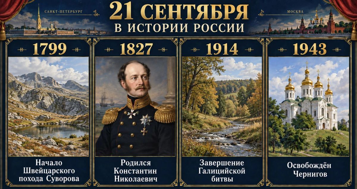 21 сентября в истории России