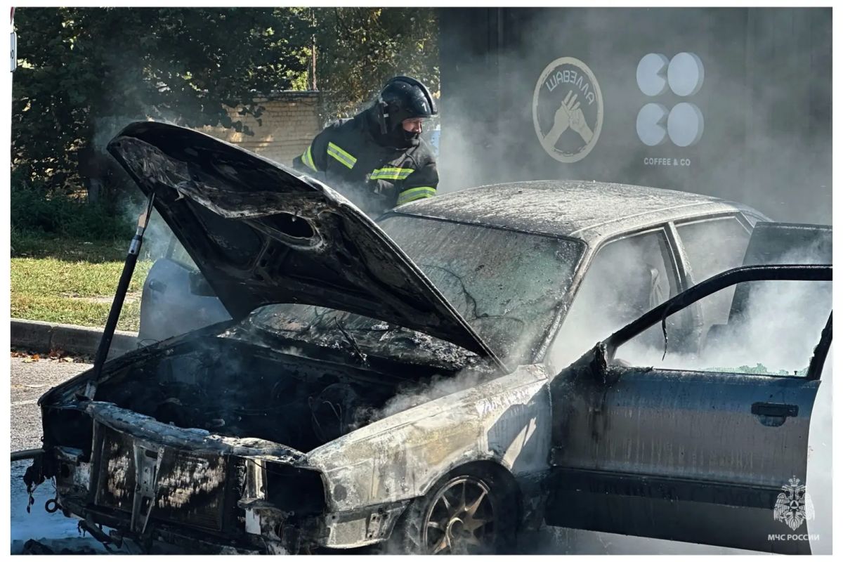 В Брянске огнеборцы ликвидировали пожар в автомобиле В Брянске огнеборцы ликвидировали пожар в автомобиле