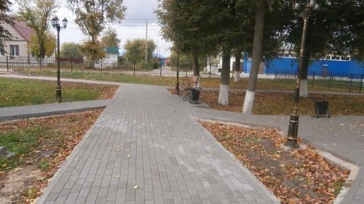 В брянском Погаре завершили шестой этап благоустройства парка
