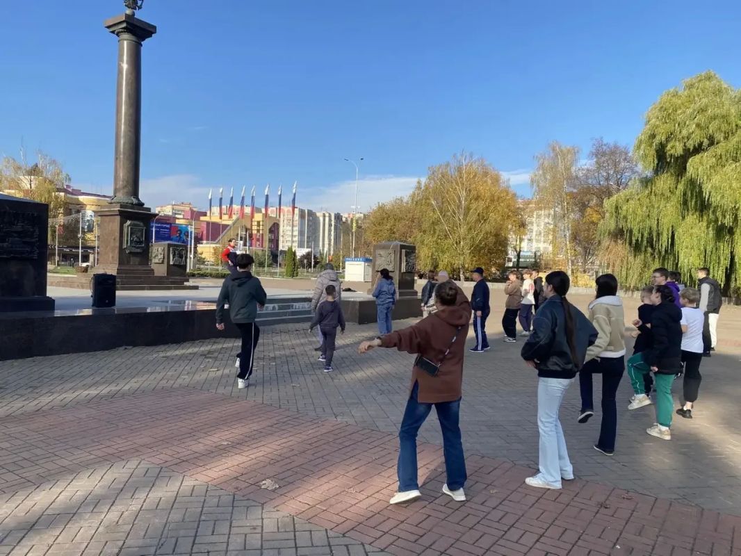 Заряд бодрости на Кургане бессмертия! Заряд бодрости на Кургане бессмертия!