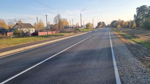 Дорожники по нацпроекту обновили асфальт на участке трассы между Жуковкой и Р-120