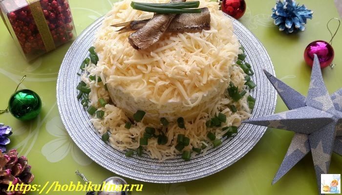 Легкий и вкусный салат для праздничного стола