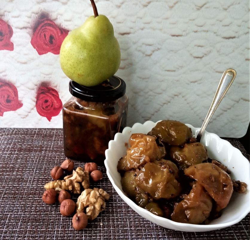 Грушевое варенье с орехами: вкус, который запоминается