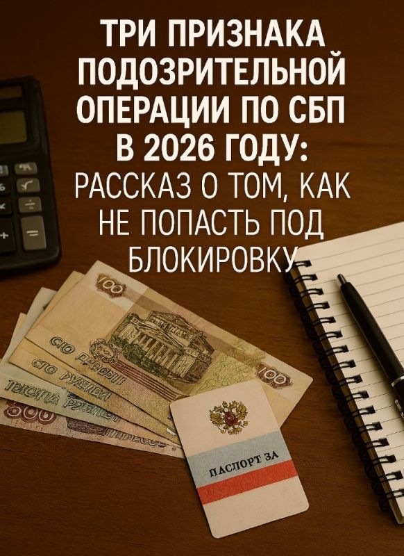 Три признака подозрительной операции по СБП в 2026 году и как избежать блокировки