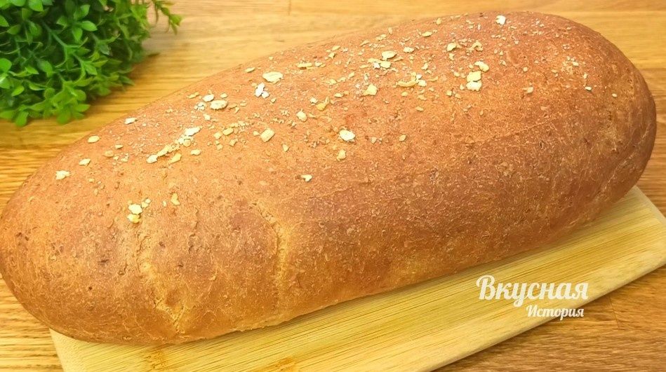 Неповторимый домашний хлеб с овсяными хлопьями: восхитительный рецепт