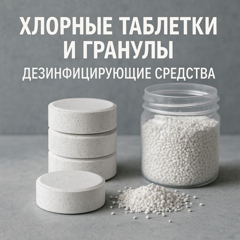 Хлорные таблетки и гранулы: Современные решения для дезинфекции